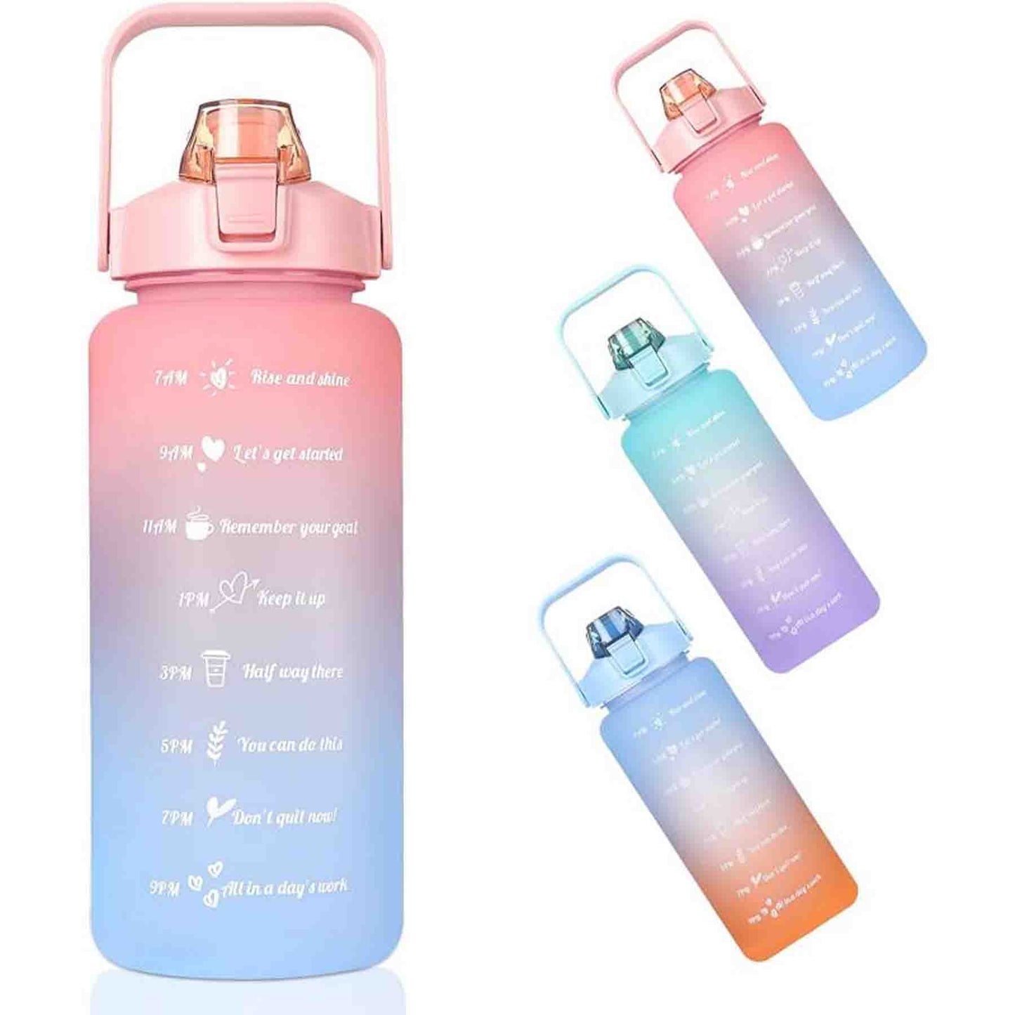 Botella De Agua Motivacional 2 Litro