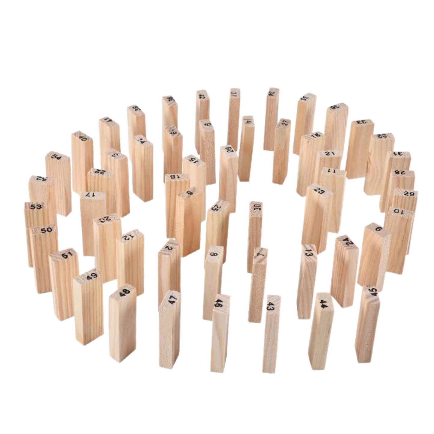 Jenga Numeros 54 Piezas