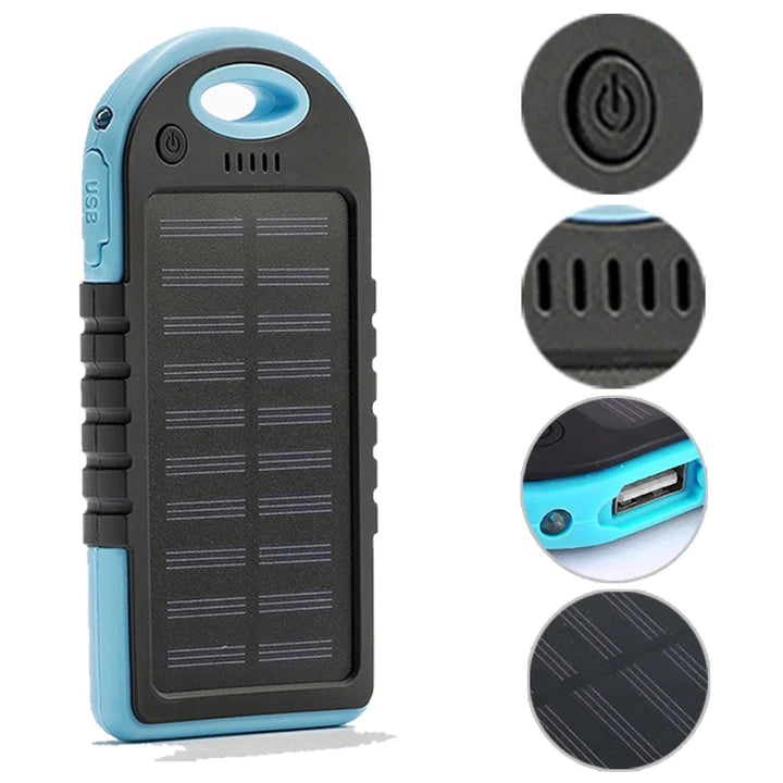 Cargador solar power bank 20000 mAh
