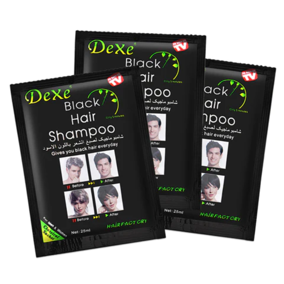 Shampoo cubre canas x10 sachet negro