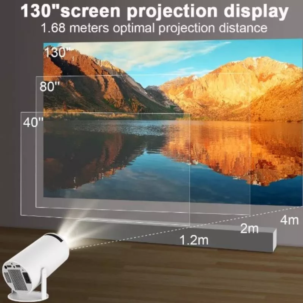 Mini Proyector Led 4K wiki portatil