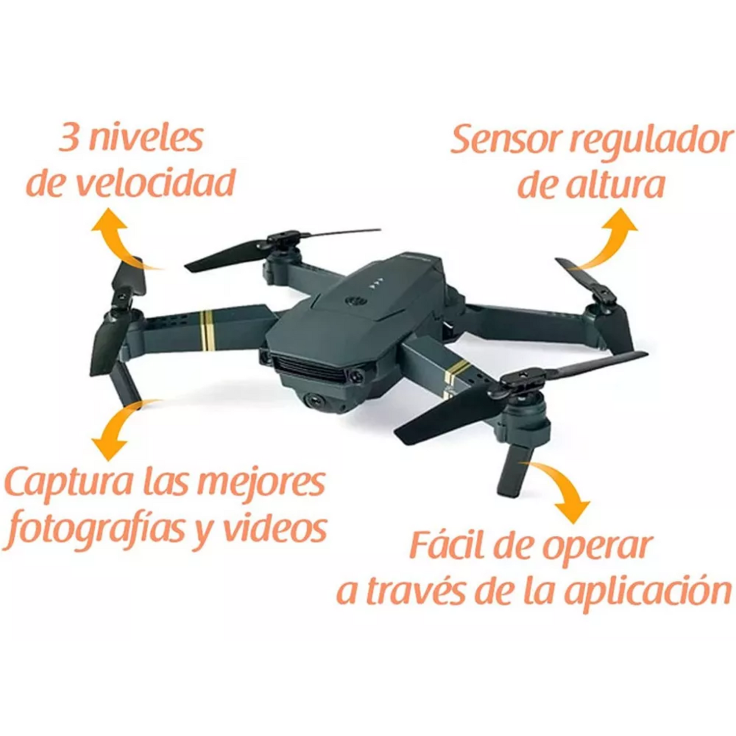 Drone 998 Plegable Con Camara