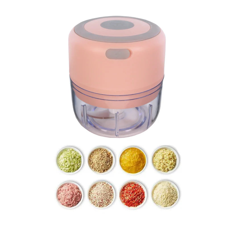 Mini picador de Verduras rosado