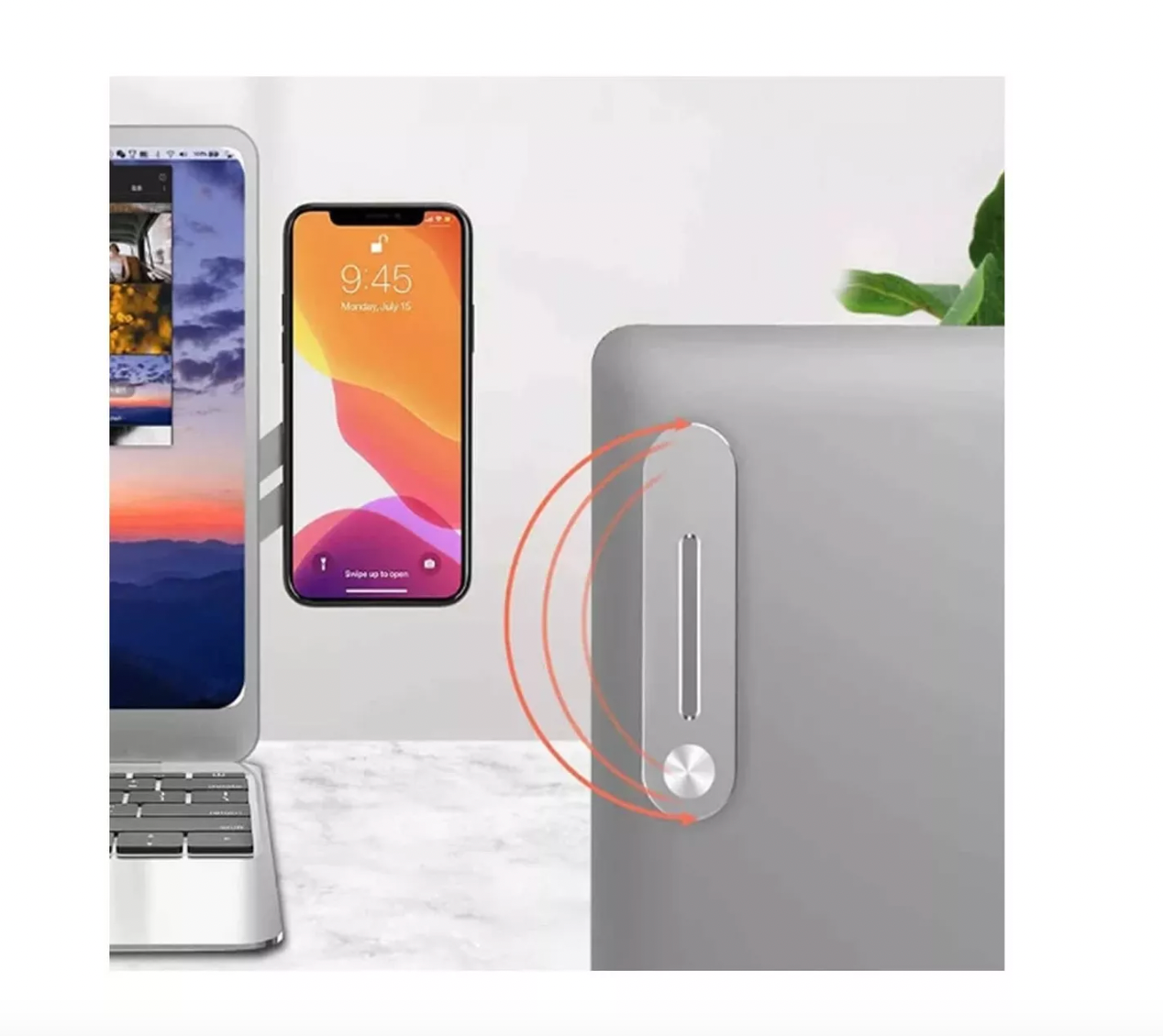 Soporte Magnético Celular Para Notebook 2UND