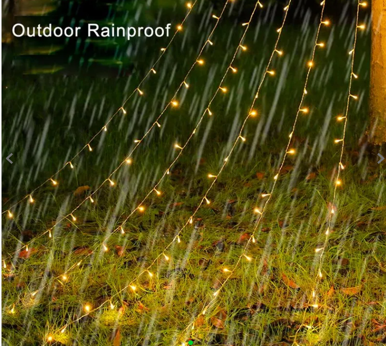 Cascada Solar Navidad con estrella