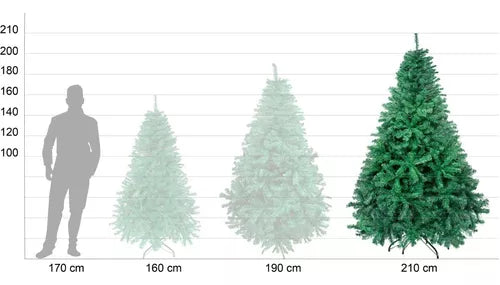 Arbol De Navidad Robusto 2.10 M Verde