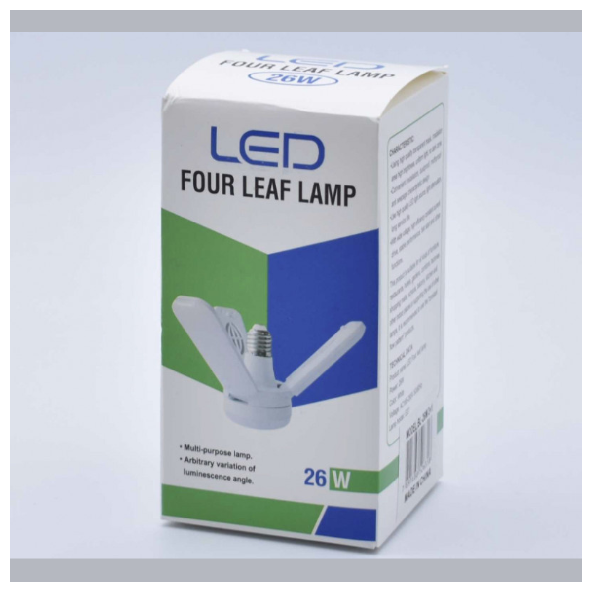 Pack 5 Ampolleta LED 3 Aspas Extensibles 45W