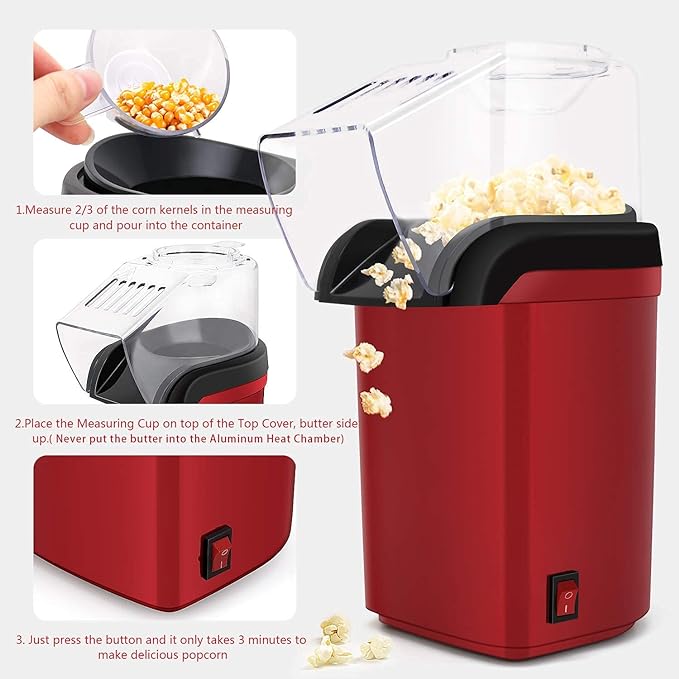 Máquina de Palomitas Popcorn 2 Minutos