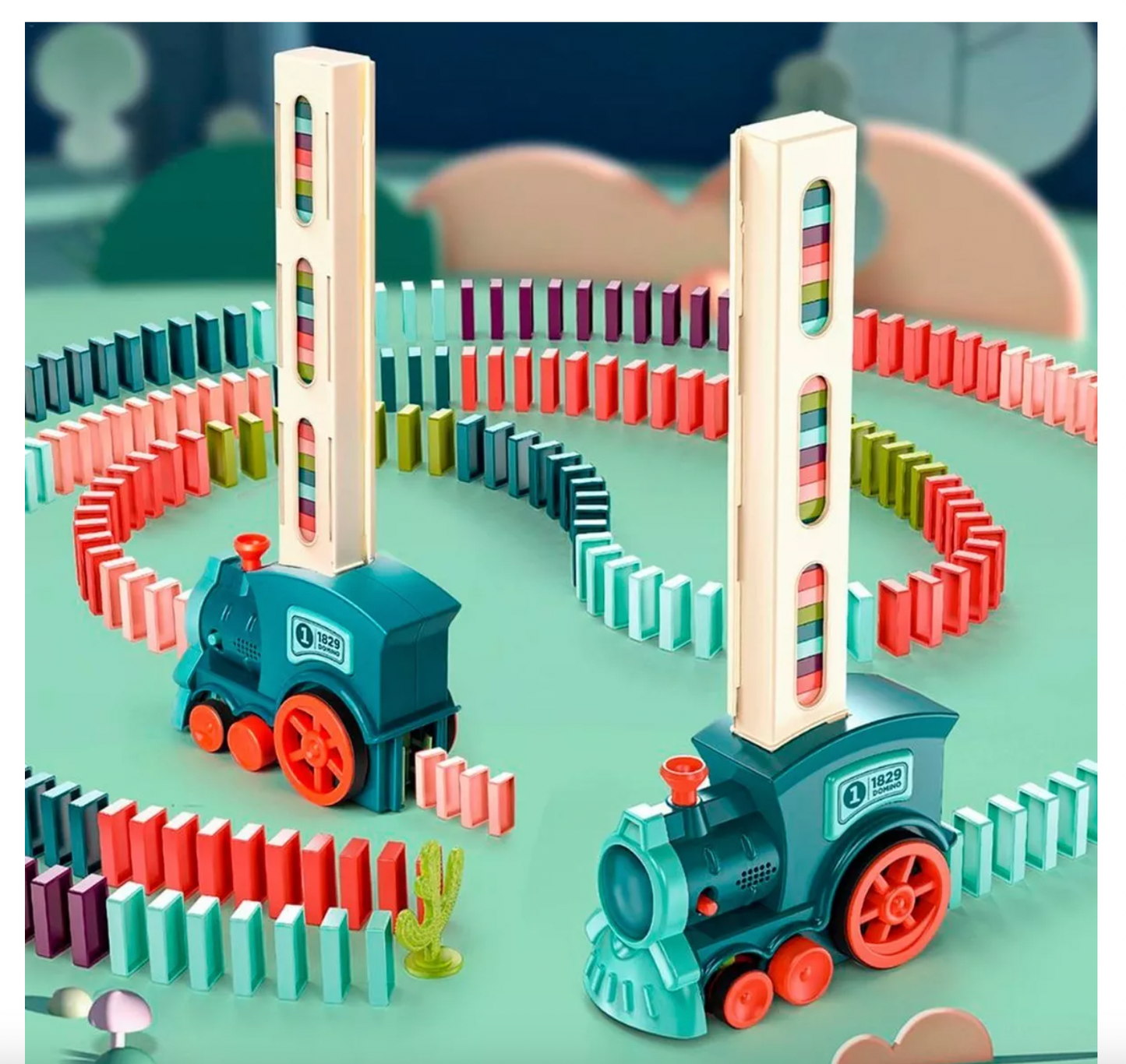 Tren Dominó celeste