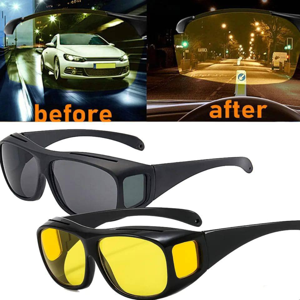 Lentes de conducción hd Pack 2 Unidades