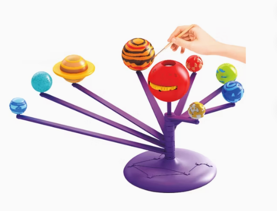 Sistema Solar 3D Interactivo Giratorio