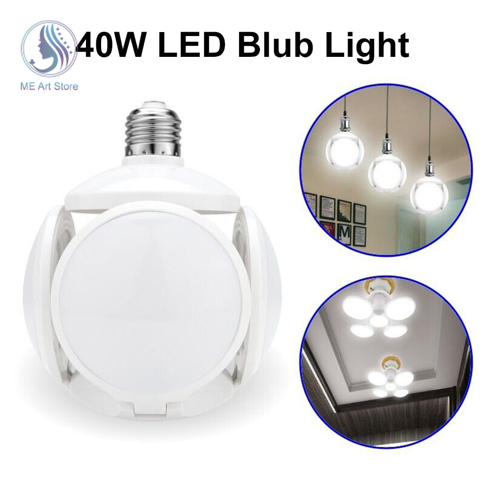 Pack 5 Ampolleta LED Plegable Pelota 40W Blanco