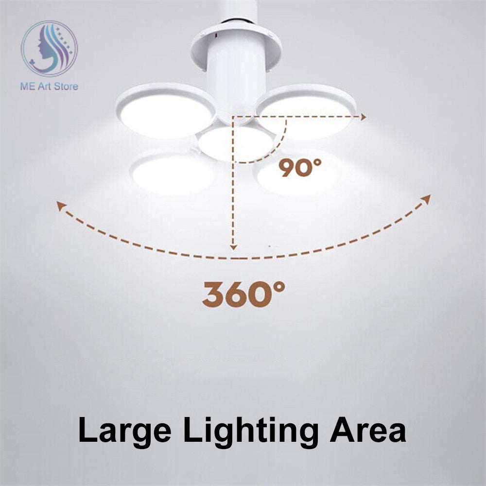Pack 5 Ampolleta LED Plegable Pelota 40W Blanco