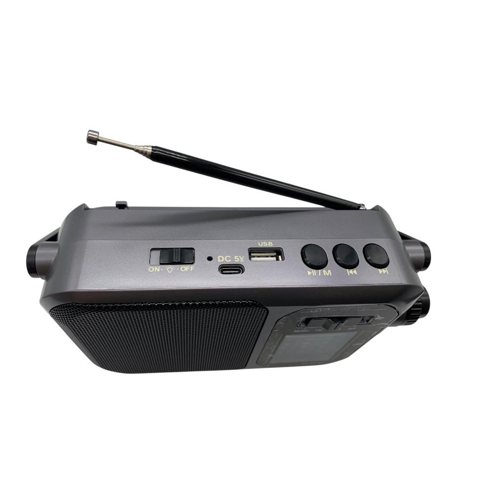 Radio Linterna Portátil Recargable BT