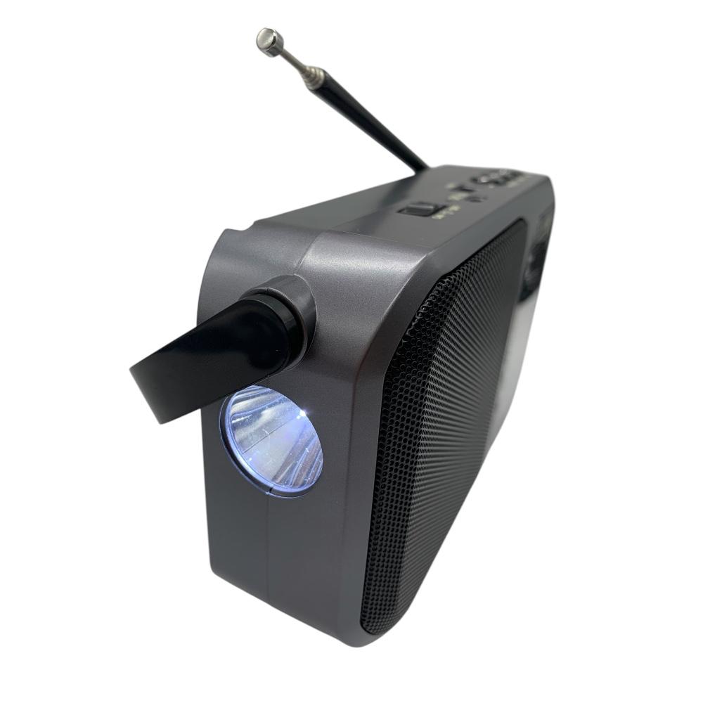 Radio Linterna Portátil Recargable BT