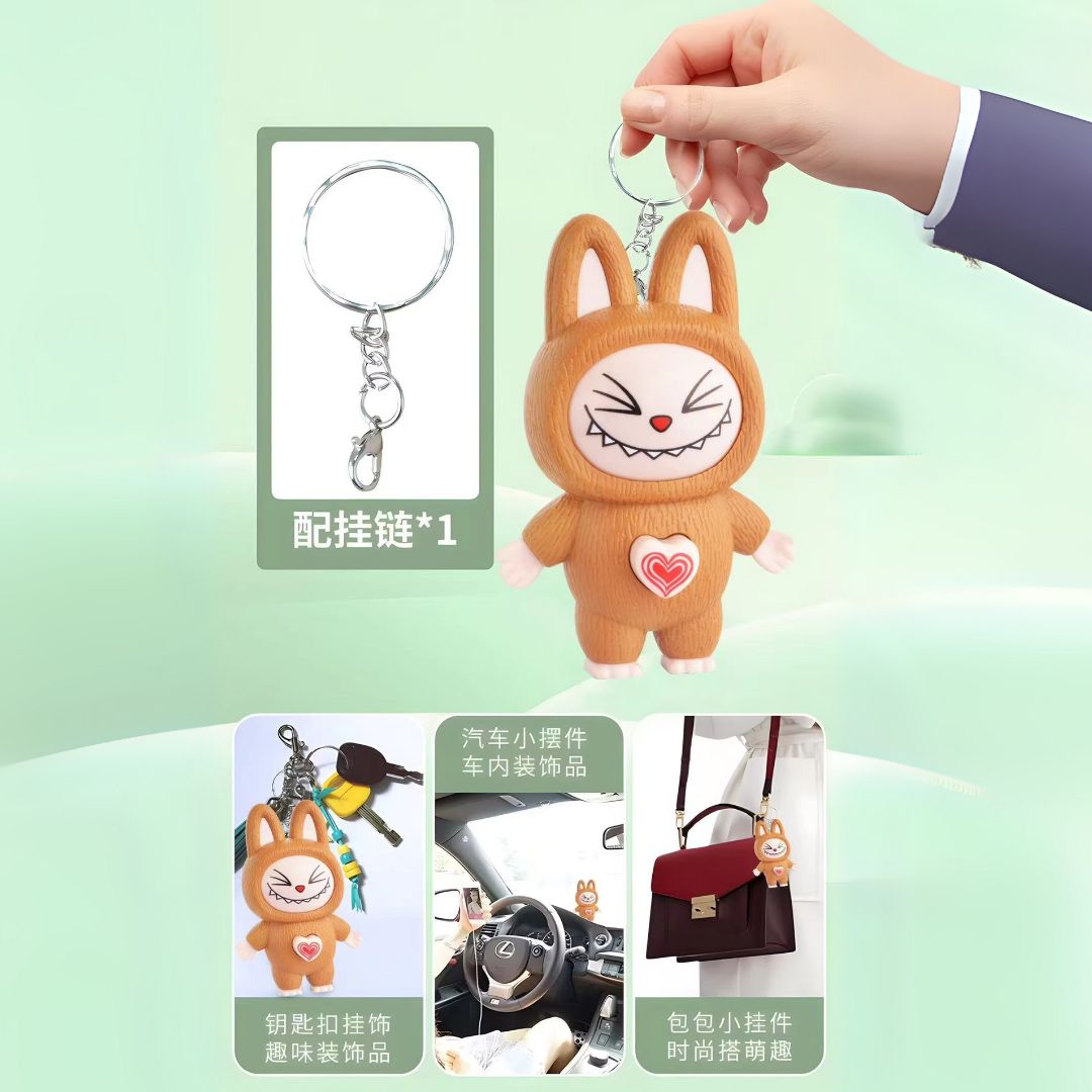 Llavero Labubu Kawaii Cambia Cara