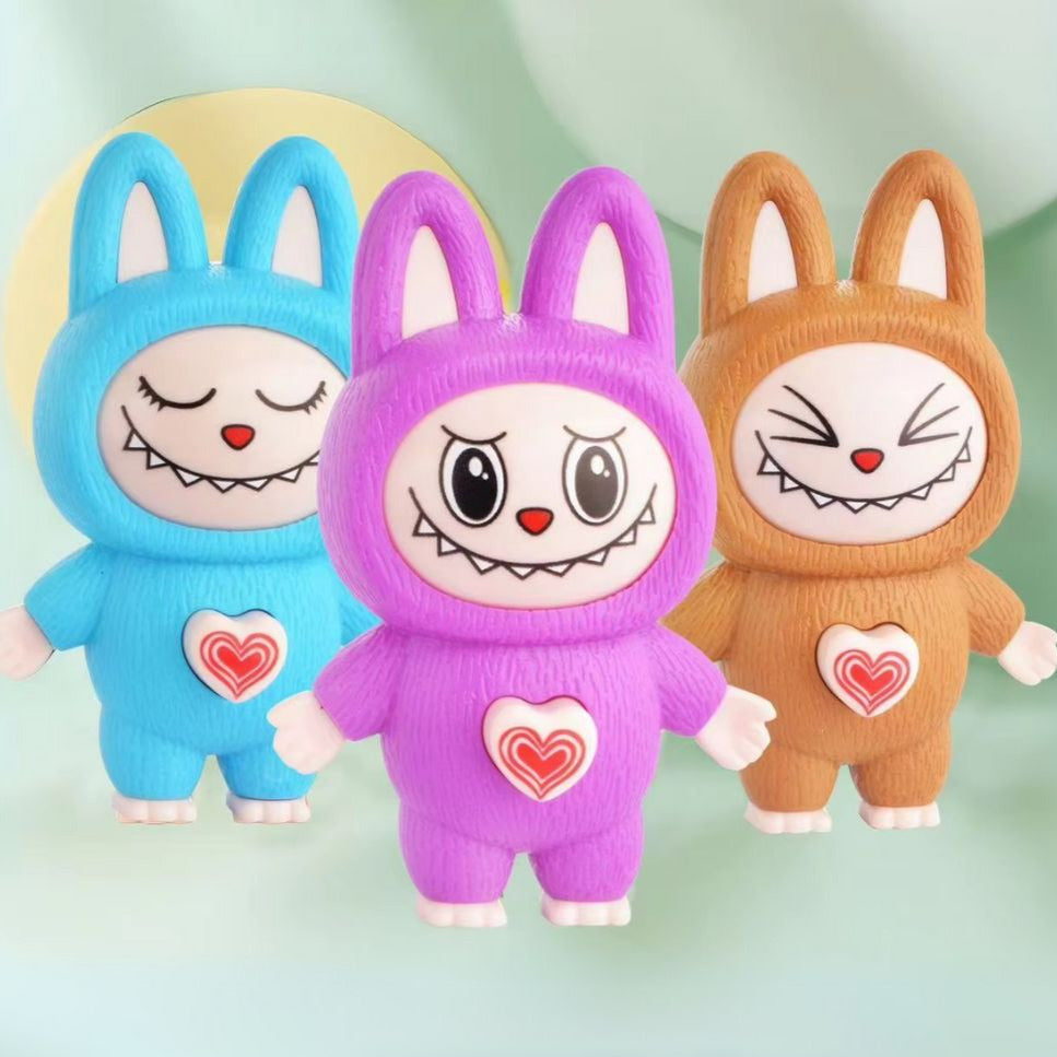 Llavero Labubu Kawaii Cambia Cara