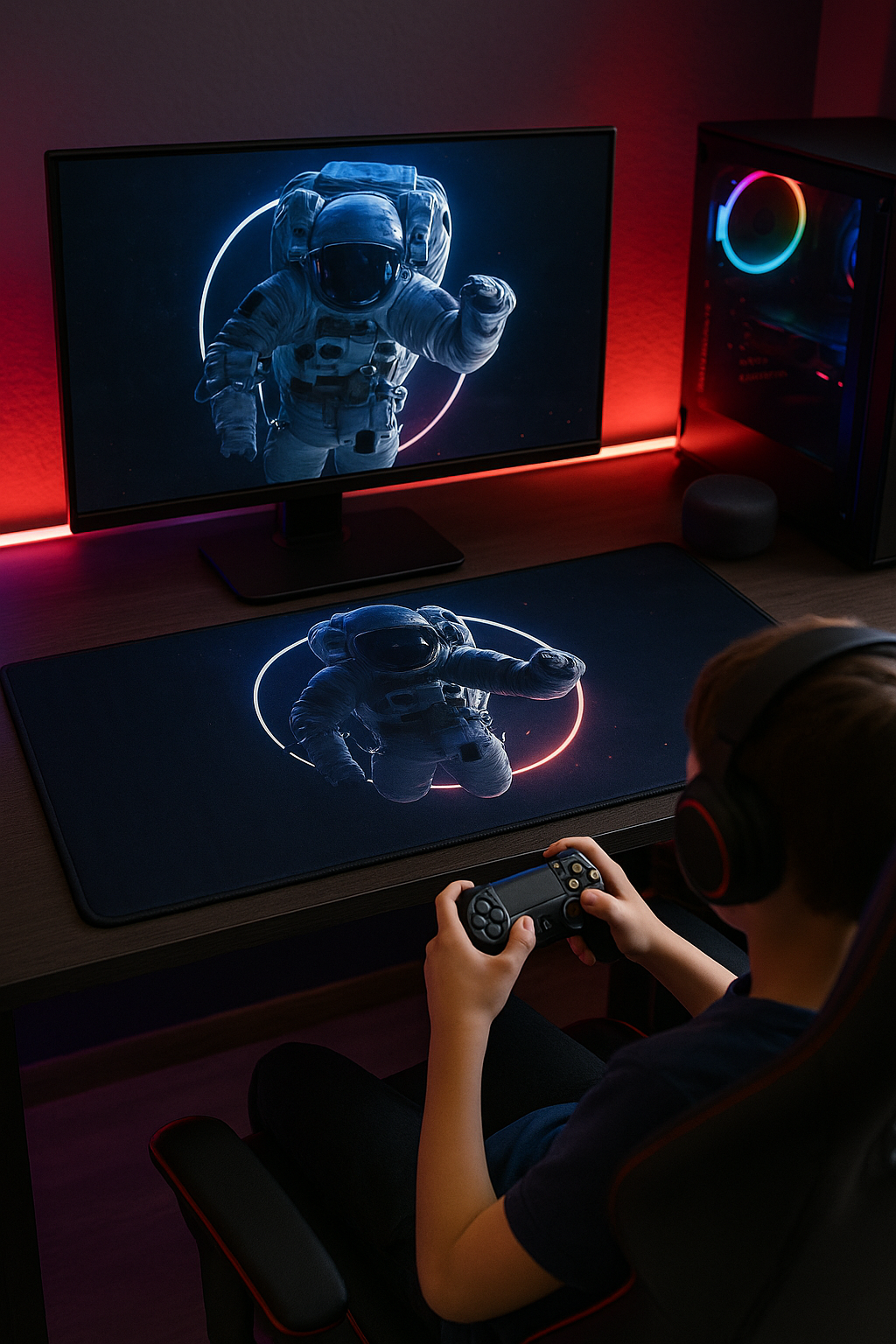 Mousepad Gamer XL 25 Astronauta