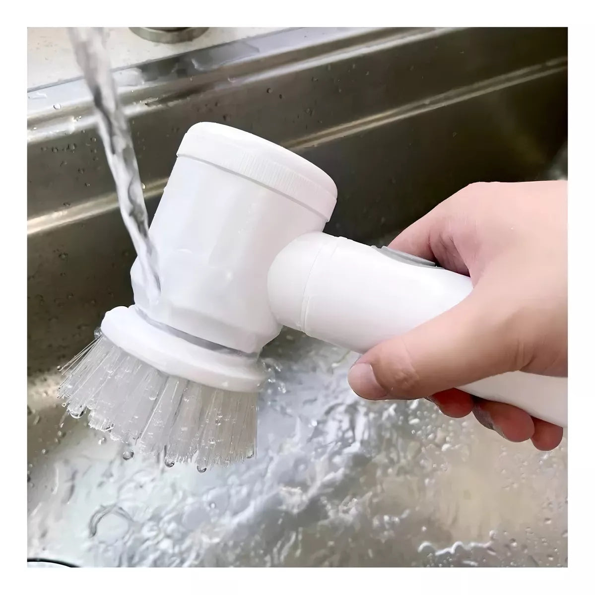 Cepillo De Limpieza Eléctrico 5 En 1 Para Cocina Y Multiuso