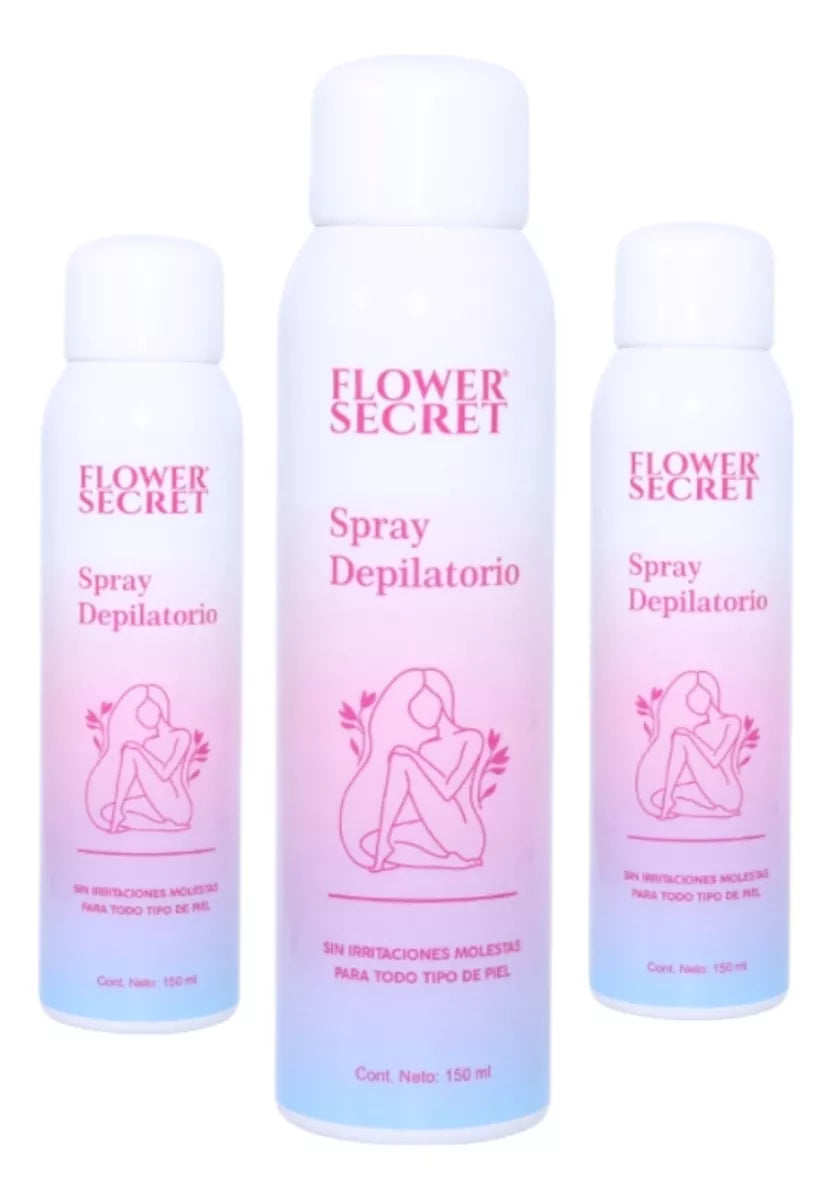 pack 3 Spray Depilatorio, Rapido, Sin Dolor Y Sin Irritacion 150ml