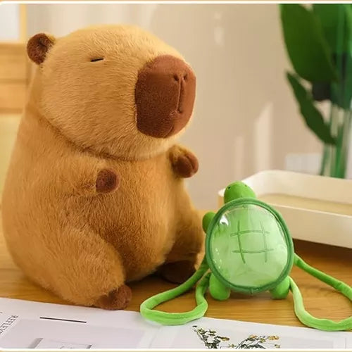 Peluche Capibara tortuga