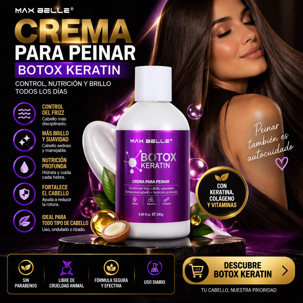 Crema para Peinar con Keratina Botox