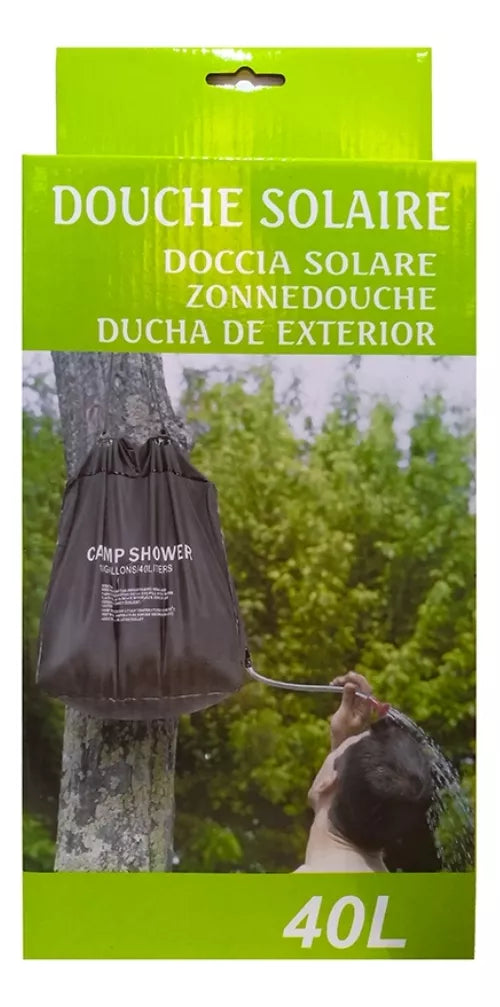 Ducha portatil solar de 40 Litros