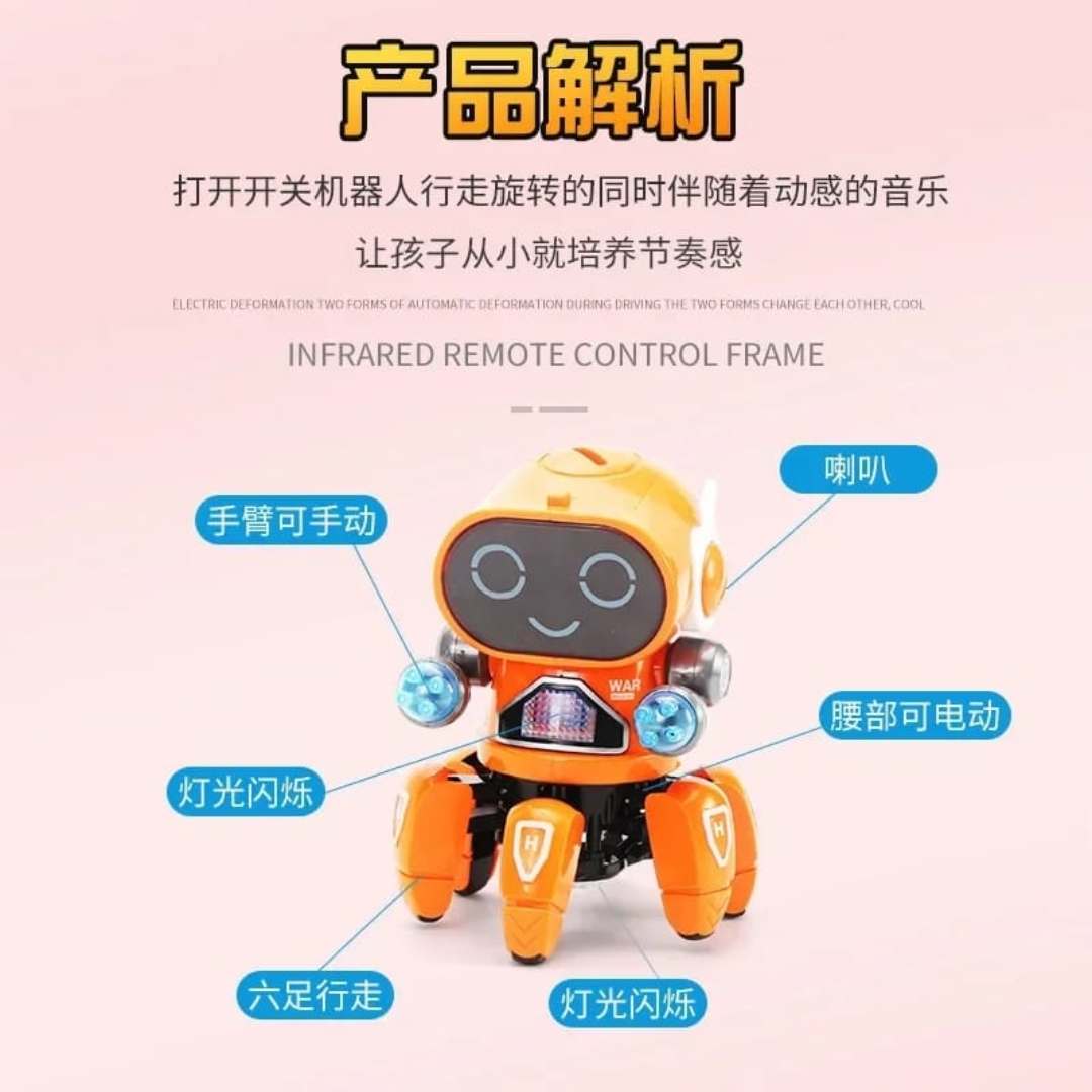Robot Mascota Musical Bailarín Juego Eléctrico