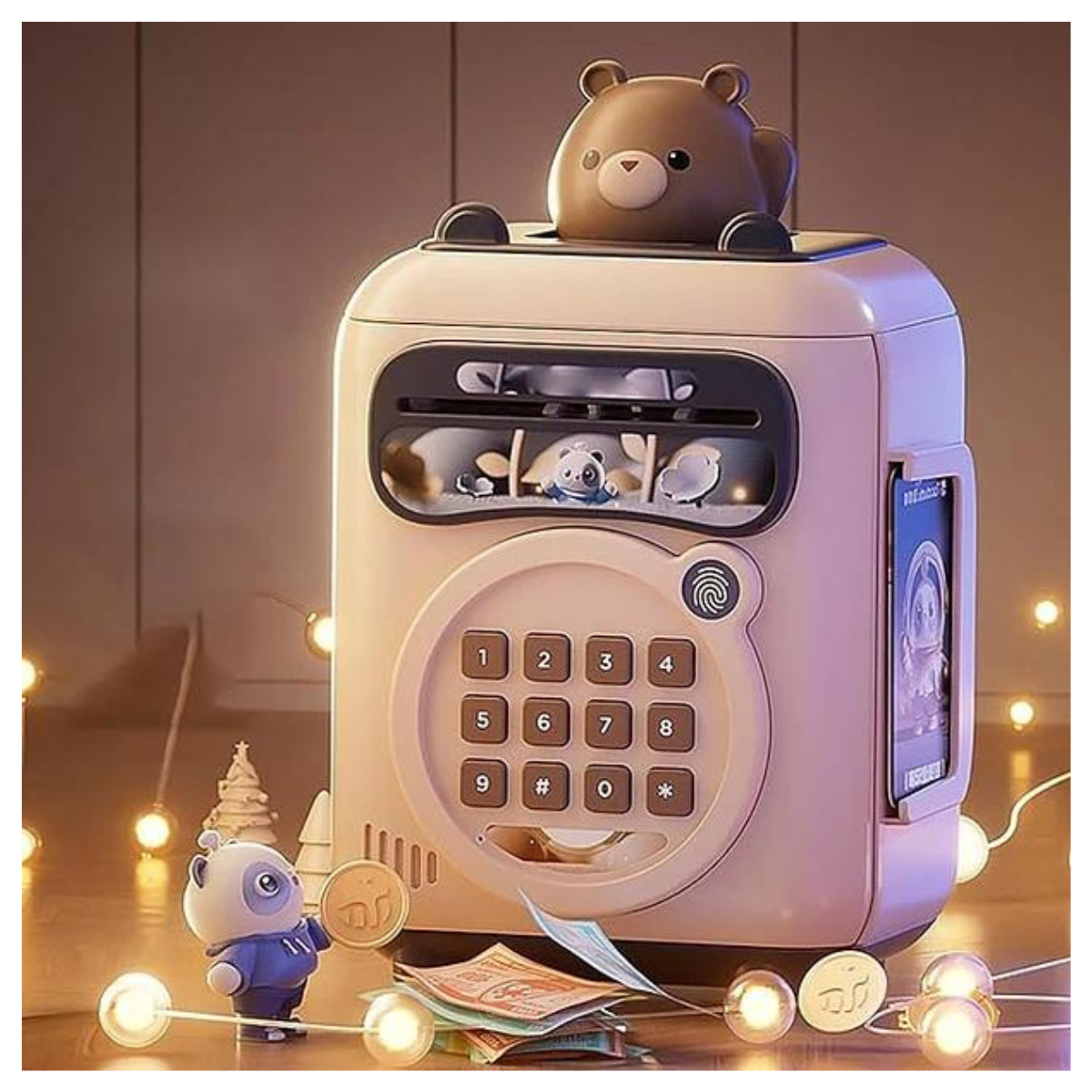 Alcancía Resistente Infantil De Osito