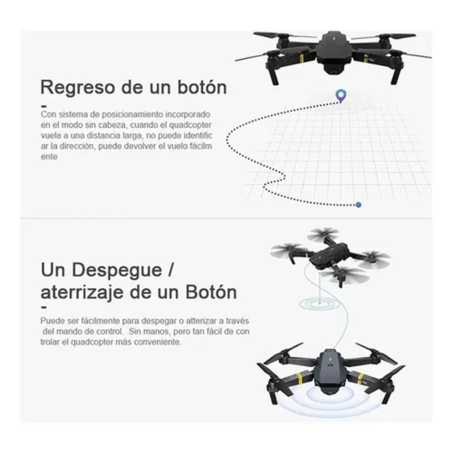 Drone 998 Plegable Con Camara