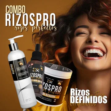 Combo Rizos Pro + Shampoo + aceite Argán