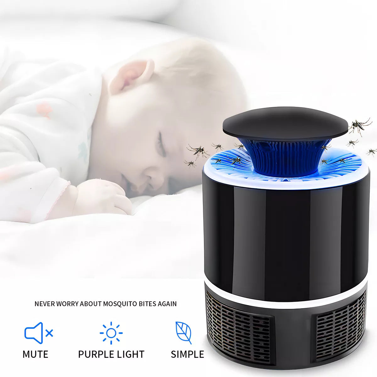 Lámpara Led Mata mosquitos
