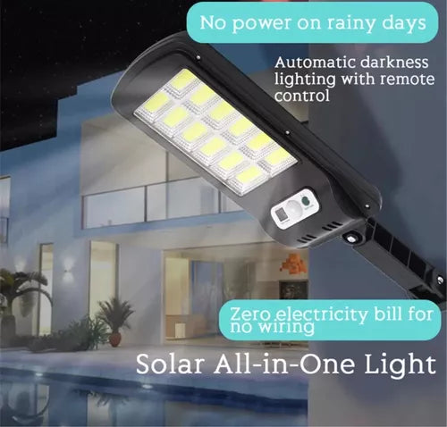 X3 Focos Solar Exterior Led Lampara Sens