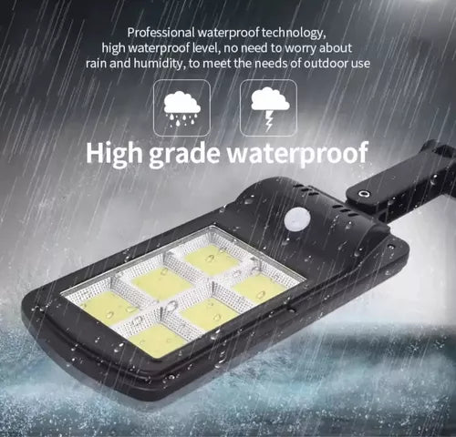 X3 Focos Solar Exterior Led Lampara Sens