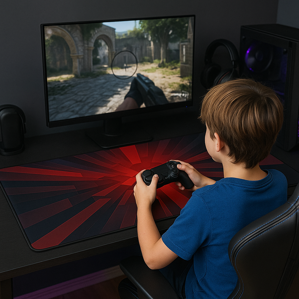 Mousepad Gamer XL 33 rojo