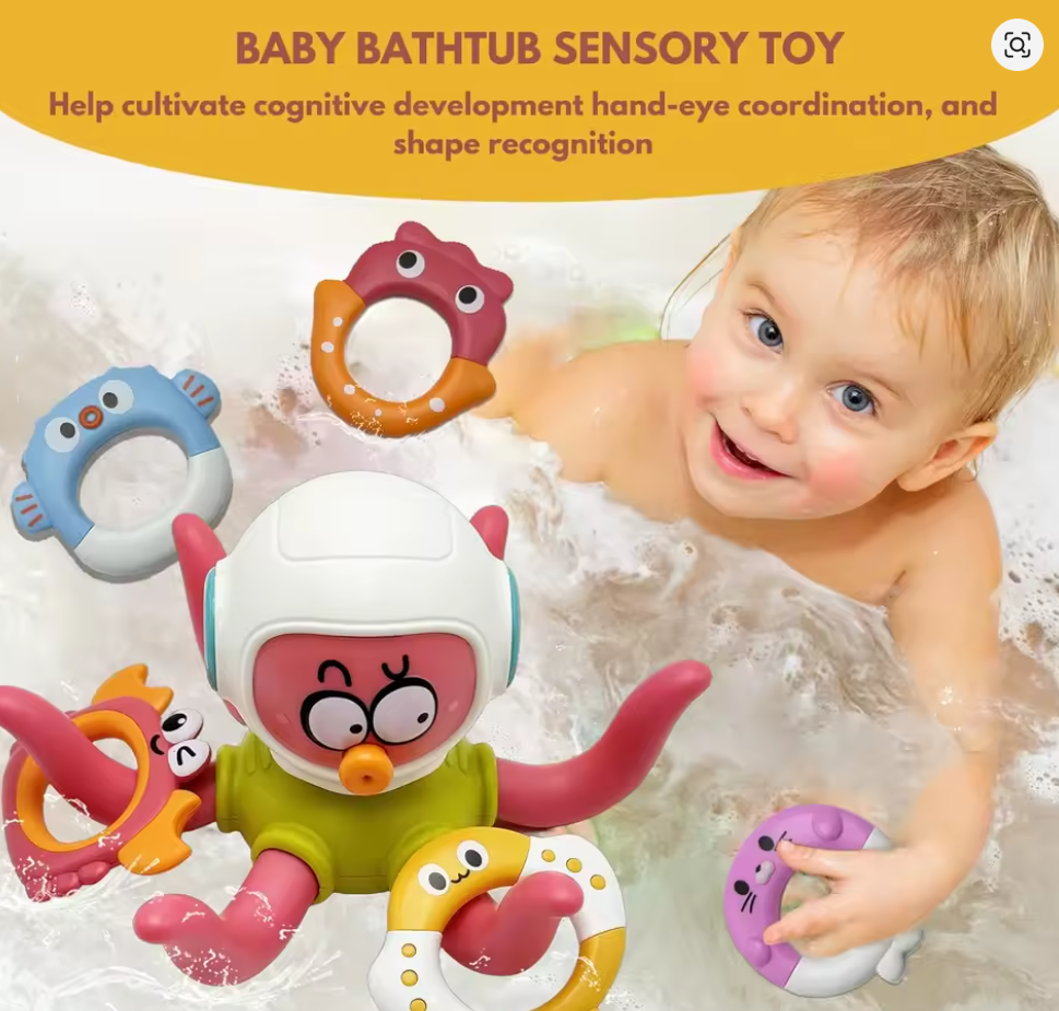 Pulpo Flotante Juego de Baño