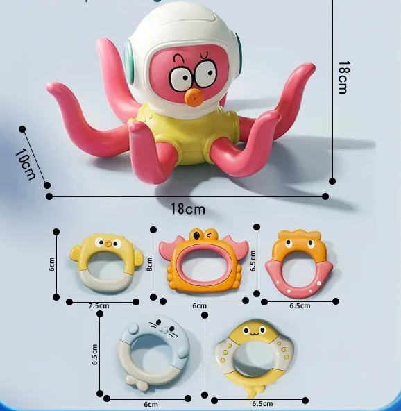 Pulpo Flotante Juego de Baño