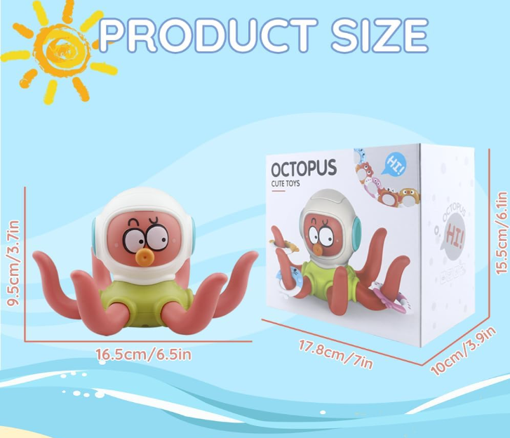 Pulpo Flotante Juego de Baño