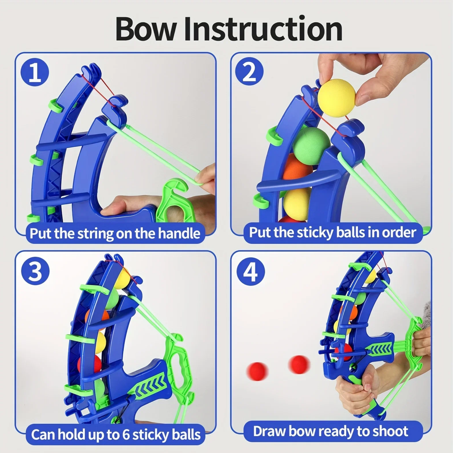 Arco Lanzador de Bolas Tiro al Blanco