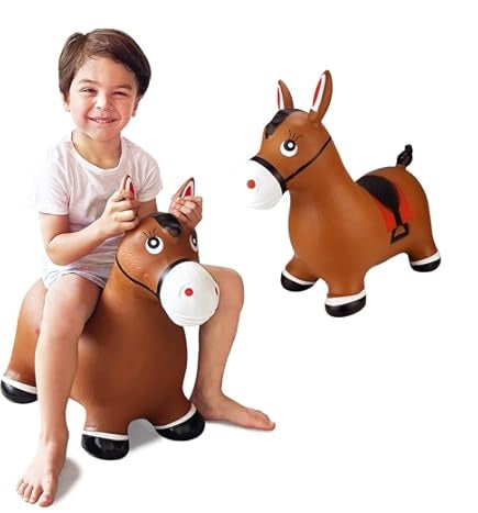 Caballito Saltarín inflable luz y sonido