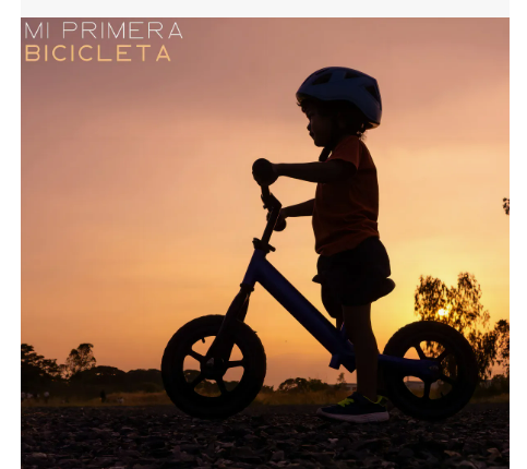 Bicicleta de equilibrio para niños
