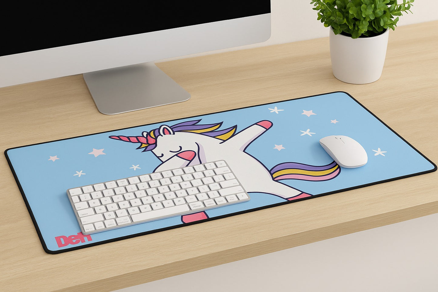 Mousepad Gamer XL 23 Unicornio
