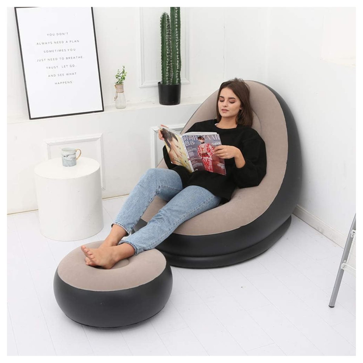 Tumbona Mueble inflable de lujo