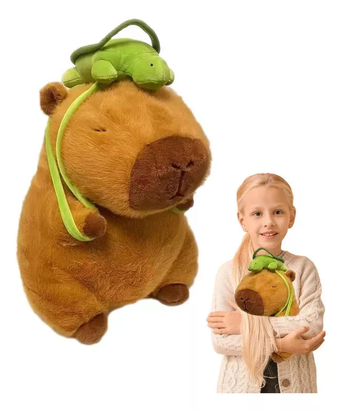 Peluche Capibara tortuga