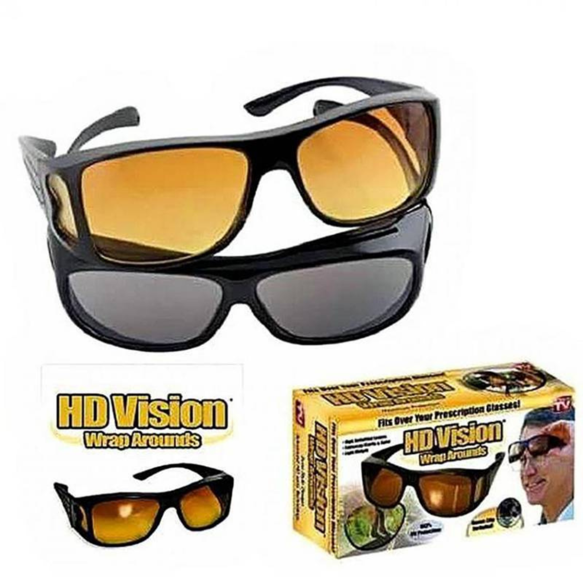 Lentes de conducción hd Pack 2 Unidades