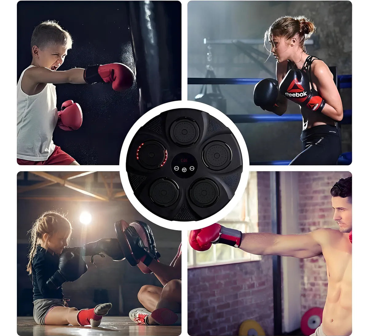 Maquina Boxeo Musical Entrenamiento Soporte Boxeo Pared