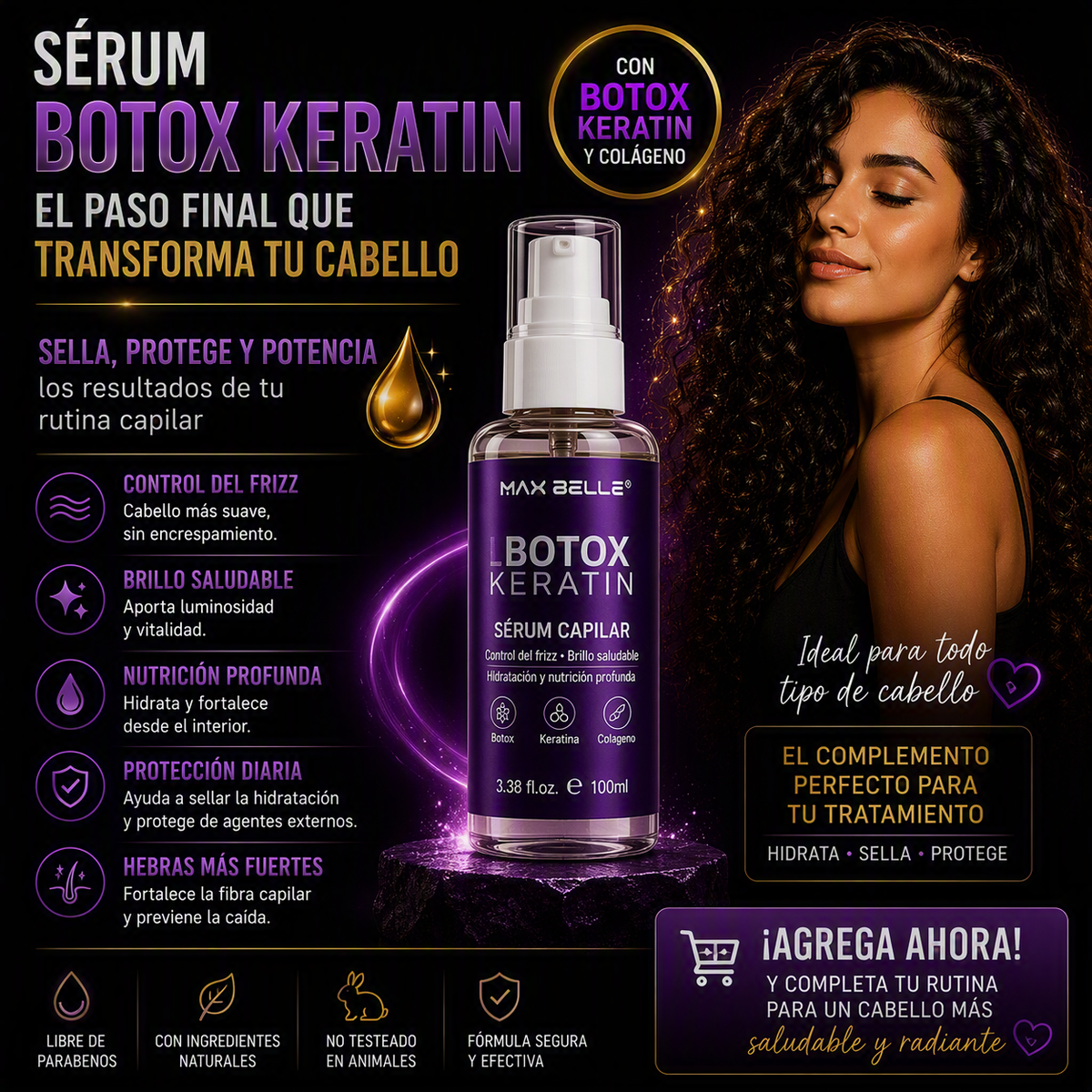 Sérum Capilar Botox Keratin