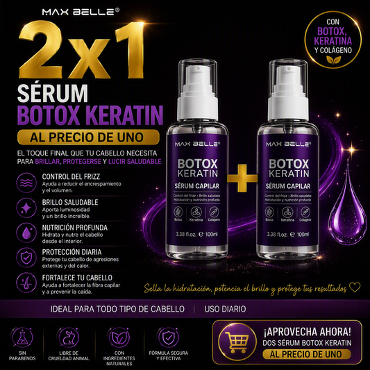 2x1 Sérum Capilar Botox Keratin