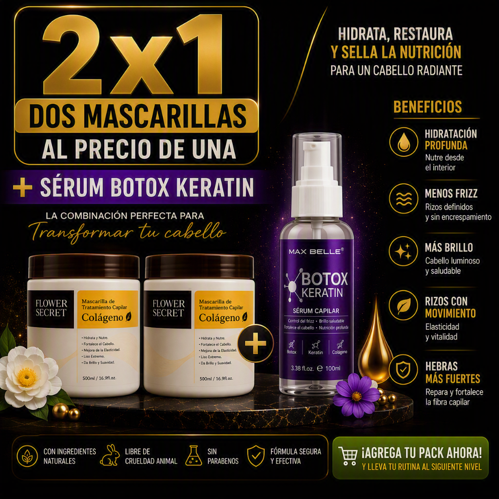 2x1 Mascarilla de Tratamiento Capilar 500g