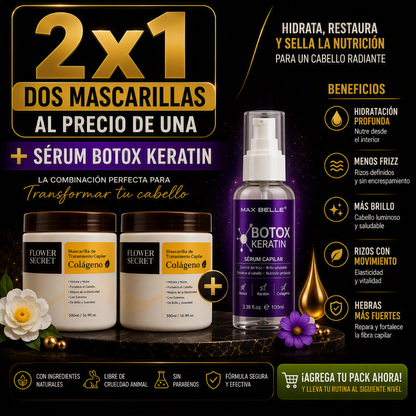 2x1 Mascarilla de Tratamiento Capilar 500g